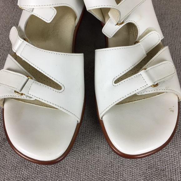 SAS | Shoes | Sas Tripad Comfort White Leather Sandals | Poshmark